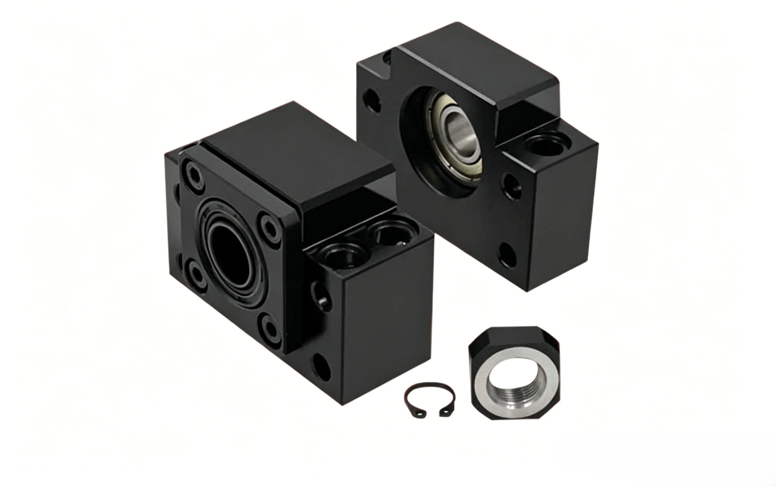Precision Ball Screw Support Seat BK/BF25 Inner Bore 25mm Fixed Bracket Screw Shaft Bearing Housing