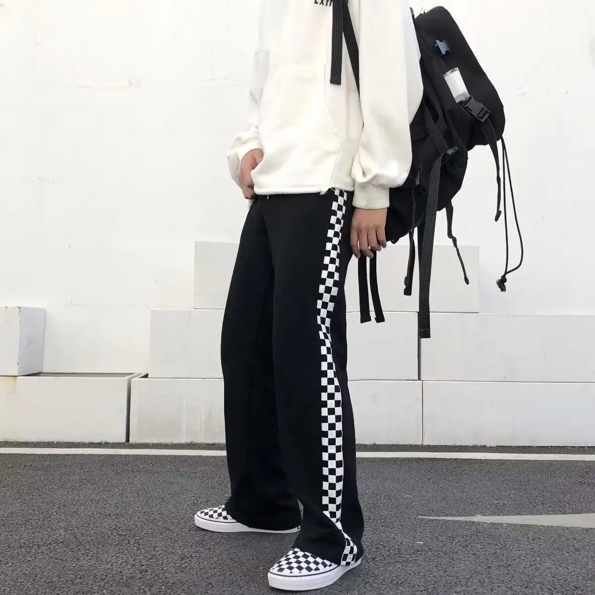

pWorkwear women's autumn China-Chic multi pocket decoration dopamine wear casual straight pants college ants oversized girl pant