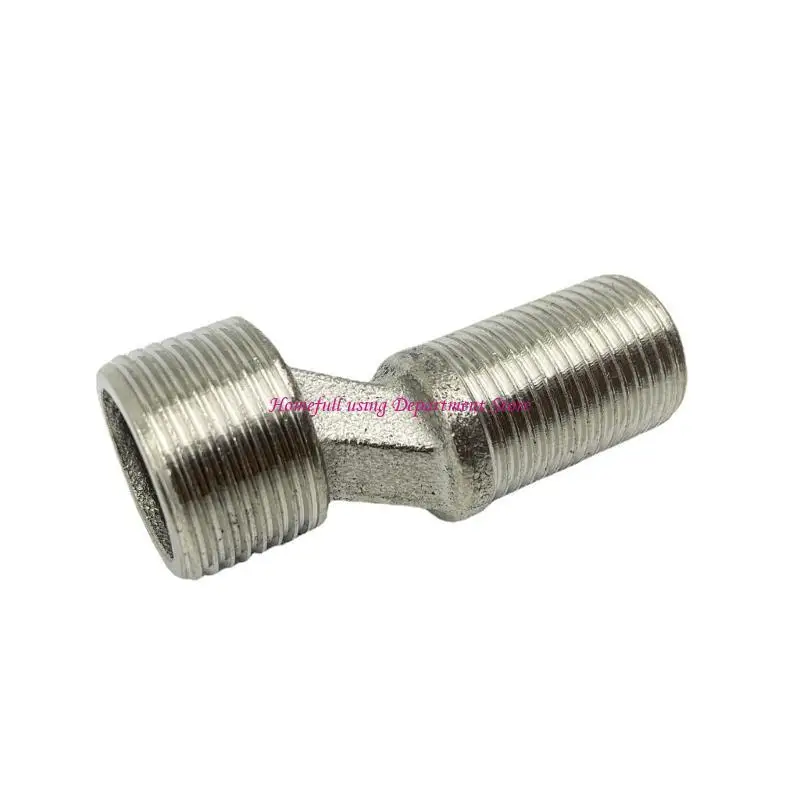  Pack of 2 Steel Connection Adapters Steel Eccentric Connection Pieces Wall Faucet Connectors Simple Installation