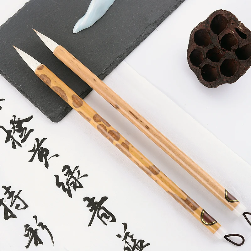 Regular Script Weasel Woolen Multiple Hair Brush Pen Chinese Painting Landscape Brush Running Official Calligraphy Brush Set