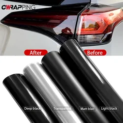 Car Headlight Tint Films Waterproof Headlights Armored Film Fog Light Taillight Smoke Black Tint Vinyl Film for Car Accessories