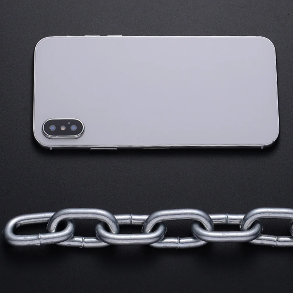 

Heavy Duty Anti-Theft Chain Padlock Silver Mountain Bike Lock Security Lock for Motorbike Bike Heavy Duty Chain Padlock