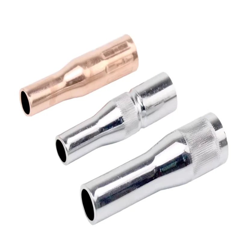 MIG Welding Gun Nozzle Conductive Nozzle Protective Sleeve 200/350/500A CO2 Variable Caliber Necking Protective