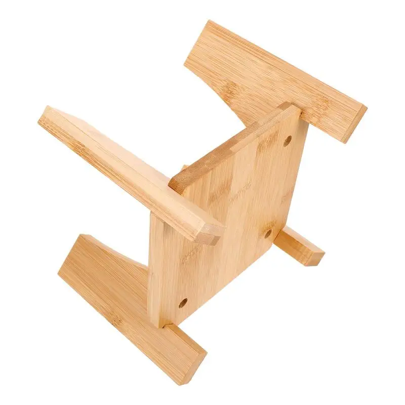 صينية خشبية من الخيزران، حامل موزع للمشروبات، قاعدة للحرف المائية للنباتات، قاعدة حامل المشروبات