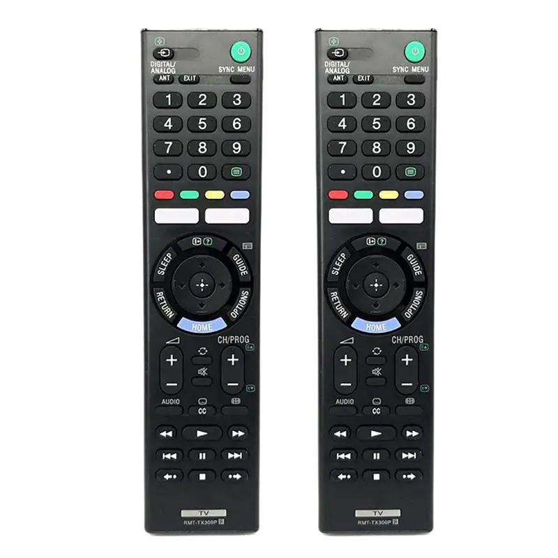 ABKN 2X New Remote Control RMT-TX300P for Sony BRAVIA TV YouTube KDL-40W660E KDL-32W660E KD-55X7000F - view 3