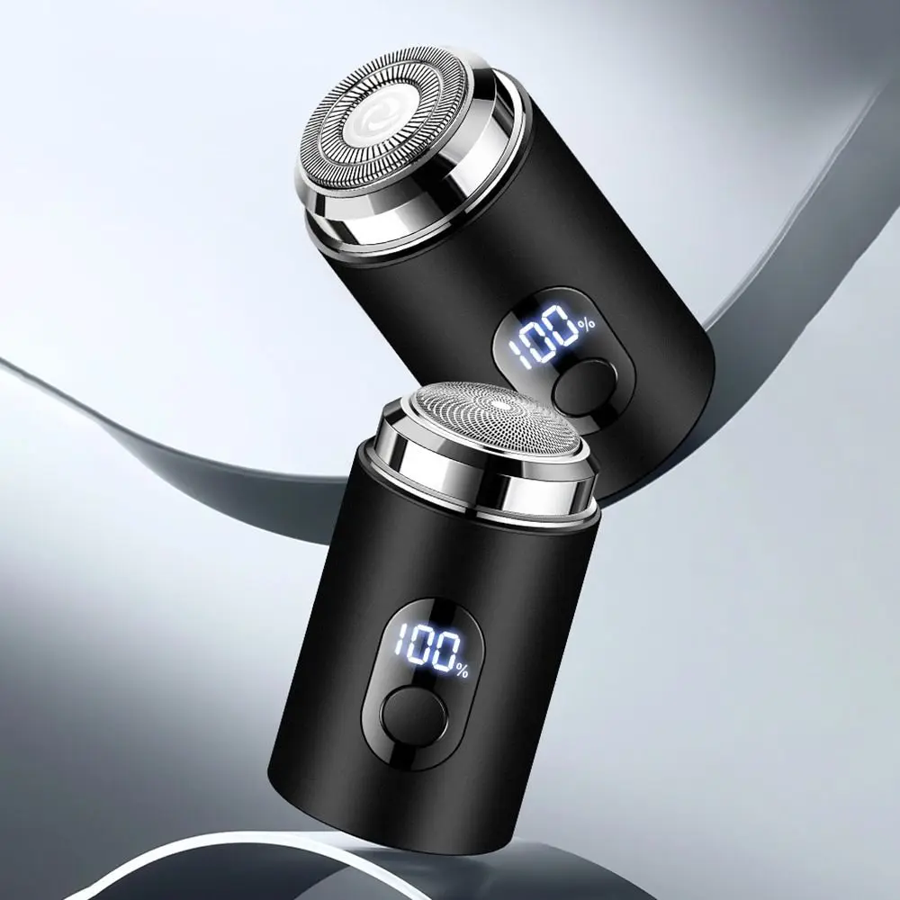Type-c Charging Electric Shaver Waterproof LED Digital Display Mini Handheld Shaver Smooth Shave Wet Dry Shaver Travel Shaver