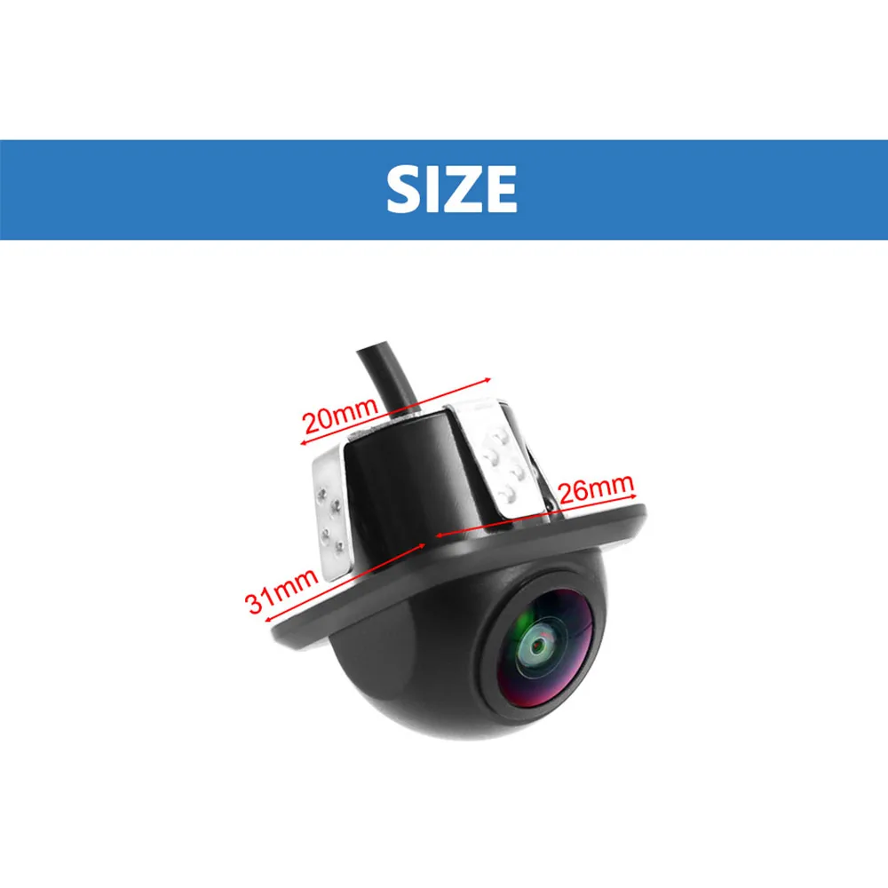 SMARTOUR CCD CVBS NTSC Car HD 170 degree wide angle reversing camera fisheye starlight night vision rear view backup camera