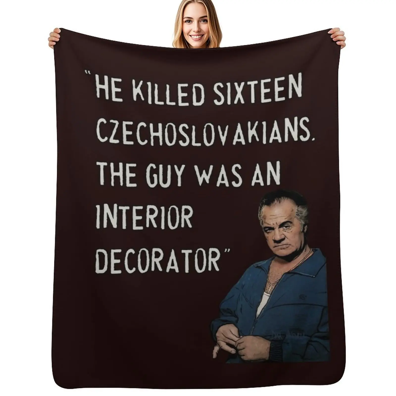 Sopranos - Paulie Walnuts 2 Throw Blanket Hair Bed linens Summer Beddings Kid'S Bed covers Cute Plaid Blankets