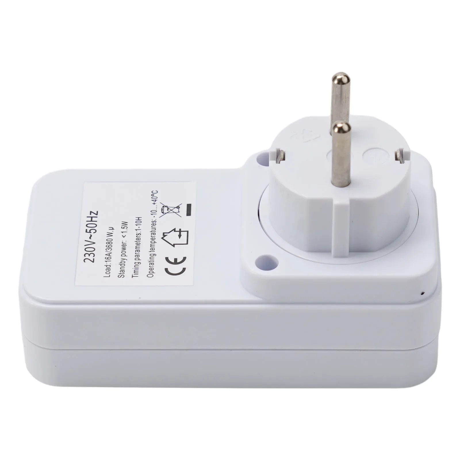 Countdown Timer Timer Socket 240V 50Hz Kitchen PVC Timing Socket White Countdown EU Countdown Timer Timer Switch