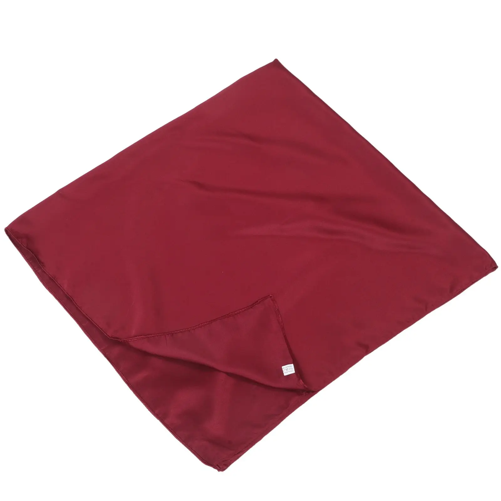 

Malaysia Ethnic Baotou Scarf 90cm Satin Neck Women Fashion Lightweight Red Hijab Head Wrap Bandanas Square Headdress