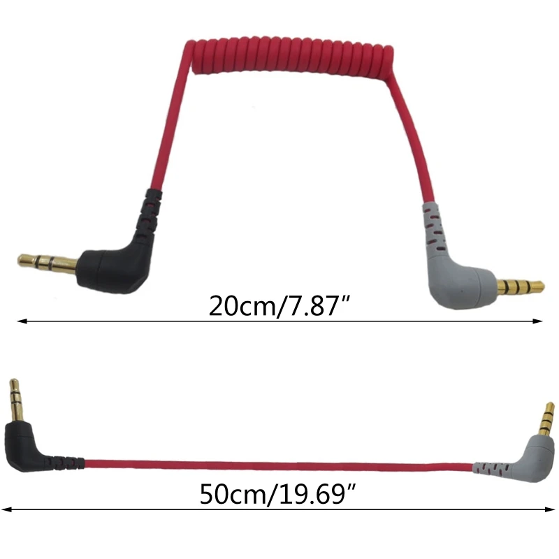 Regulowany kabel mikrofonowy TRS do TRRS o długości 20 50 do Dropship Rode SC7