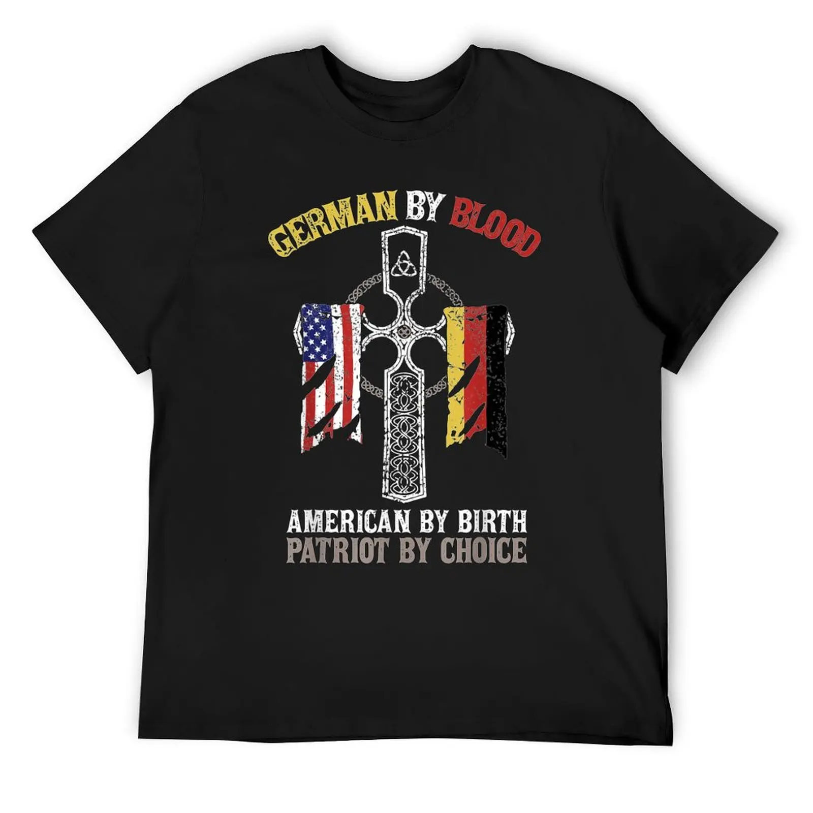 

German By Blood American By Birth Patriot By Choice T-Shirt Aesthetic clothing tees vintage graphics mens t shirt graphic