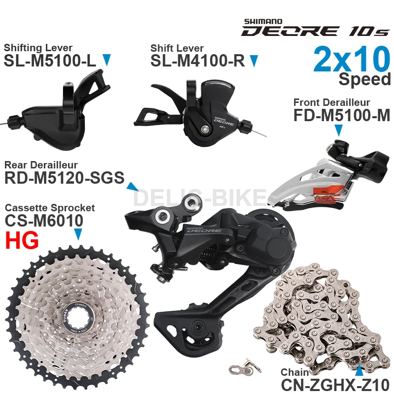 SL-M4100 RD-M5120 cs-M4100 MTB10sセット　シマノ Se180c0b855734c05a1a8dd3d50917