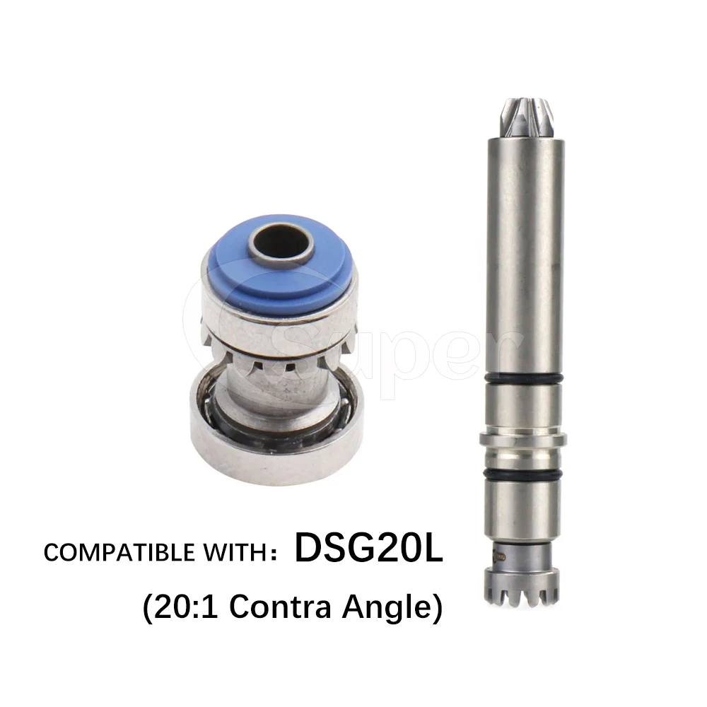 Dental Cartridge Middle gear Low Speed Handpiece 1:1/1:5/20:1 Optic Fibre Contra Angle Rotor Shaft fit X25L X95L SG20 X-DSG20L