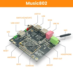 AR9331 Development Board Module Openwrt Router Wifi UART Serial Port Transparent Transmission Better than RT5350,Open Source