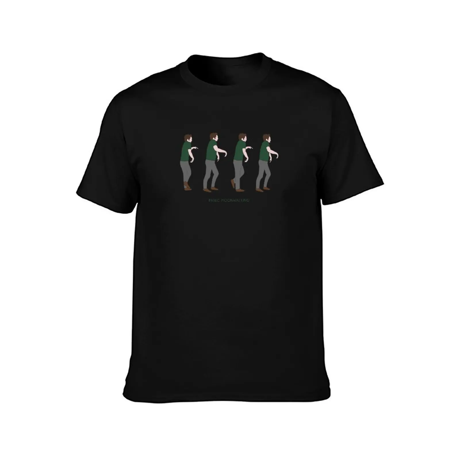 New Girl - Panic Moonwalking T-Shirt Quick Dry Sports Short Sleeve Tee T-Shirt