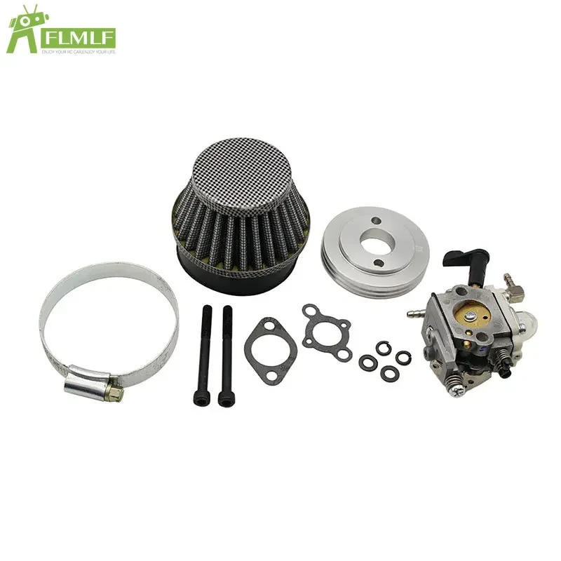 23CC~58CC Engine Carburetor /Air Filt / Tubing Pipe Kit for 1/5 HPI ROFUN ROVAN KM BAJA Losi 5ive T FG GoPed RedCat Rc Car Parts
