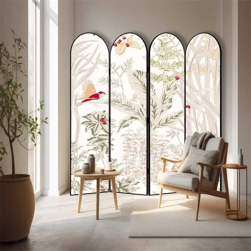Hotel novo estilo nacional tela dobrável partição sala de estar jantar quarto entrada bloqueio decorativo francês retro