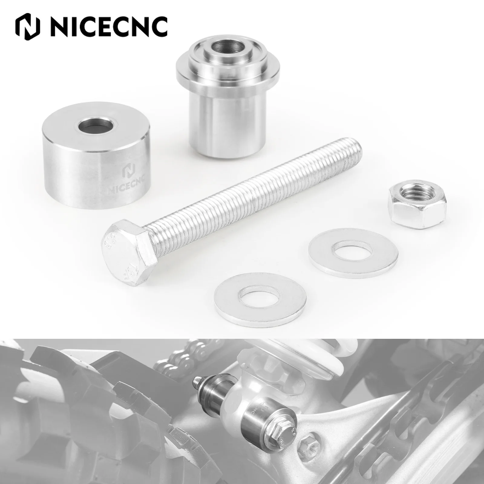 NICECNC 2024-2025 ل KTM EXC 300 250 350 500 EXCF 250 350 450 500 XC-W 350 500 XCF-W 250 350 PDS صدمة هيم المشتركة الصحافة أداة