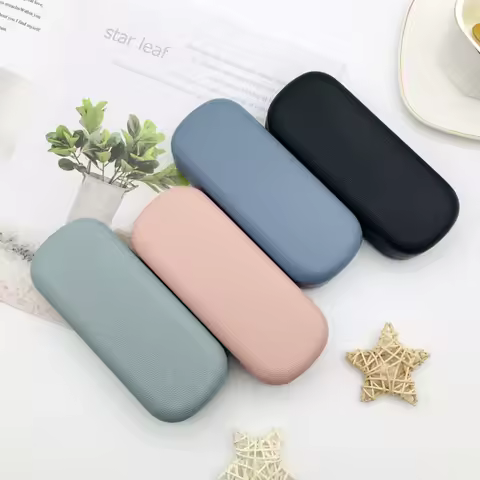 Eyewear Cases Portable Simple Retro Glasses Case Eyewear Cases Cover for Sunglasses Women Eyeglasses Men Reading Glasses Box