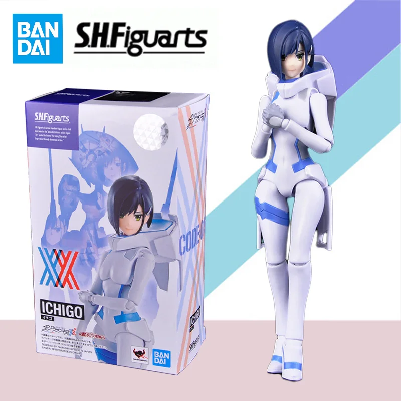 

Bandai Original S.H.Figuarts SHF DARLING in the FRANXX Ichigo Model Kit PVC Anime Action Figure Finished Model Kit Toy Gifts