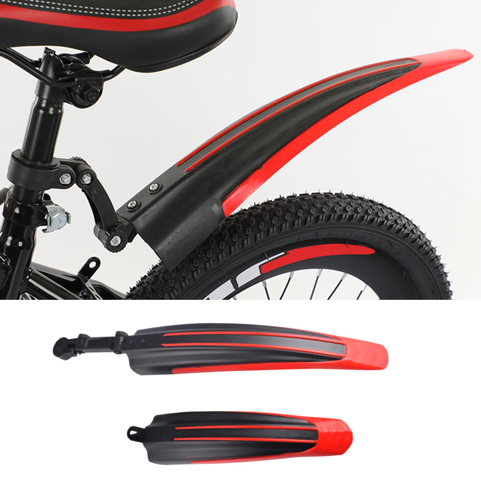 AliExpress NONE Adjustable Road Bike Fenders MTB Bicycle Fenders Full Cover Thicken Widen Fenders Rain Protection for Mountain Road Bike ﻿