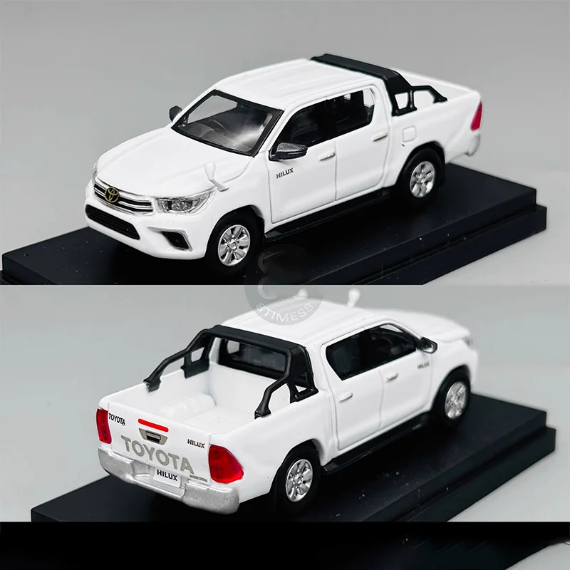 Nuovo In Magazzino EBBRO 1:64 Toyota Hilux Pickup Serie di Simulazione In Lega In Miniatura Pressofuso Modello di Auto Personalizzato Ragazzo Giocattoli Collezione Regalo