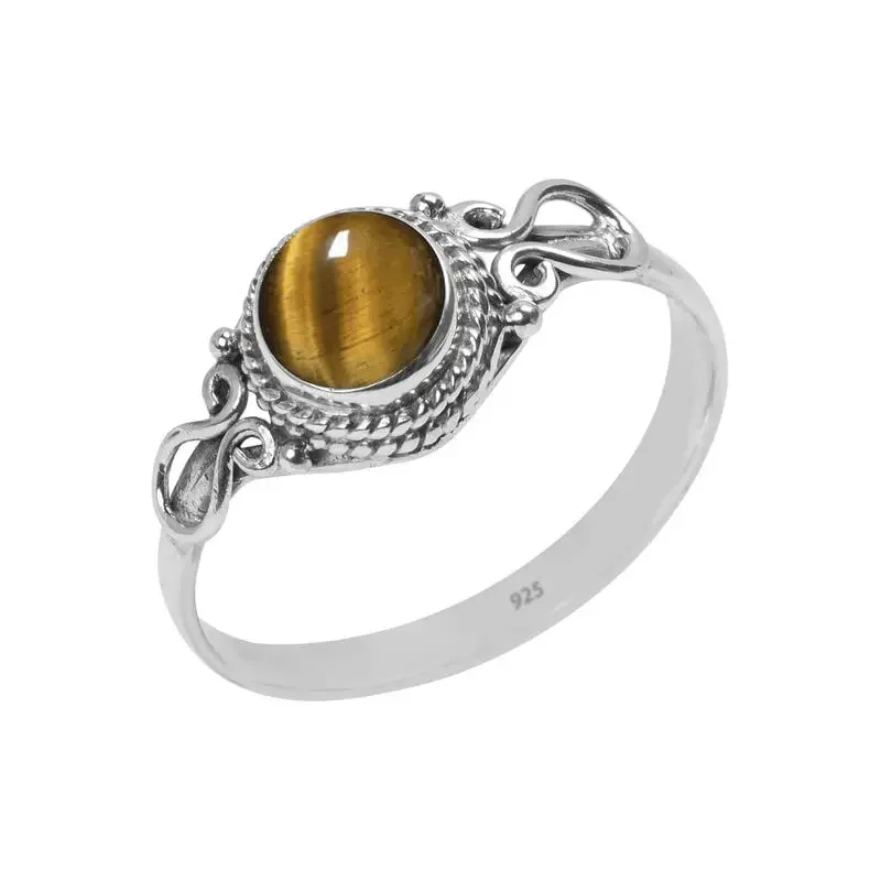 925 Sterling Silver Labradorite Gemstone Ring