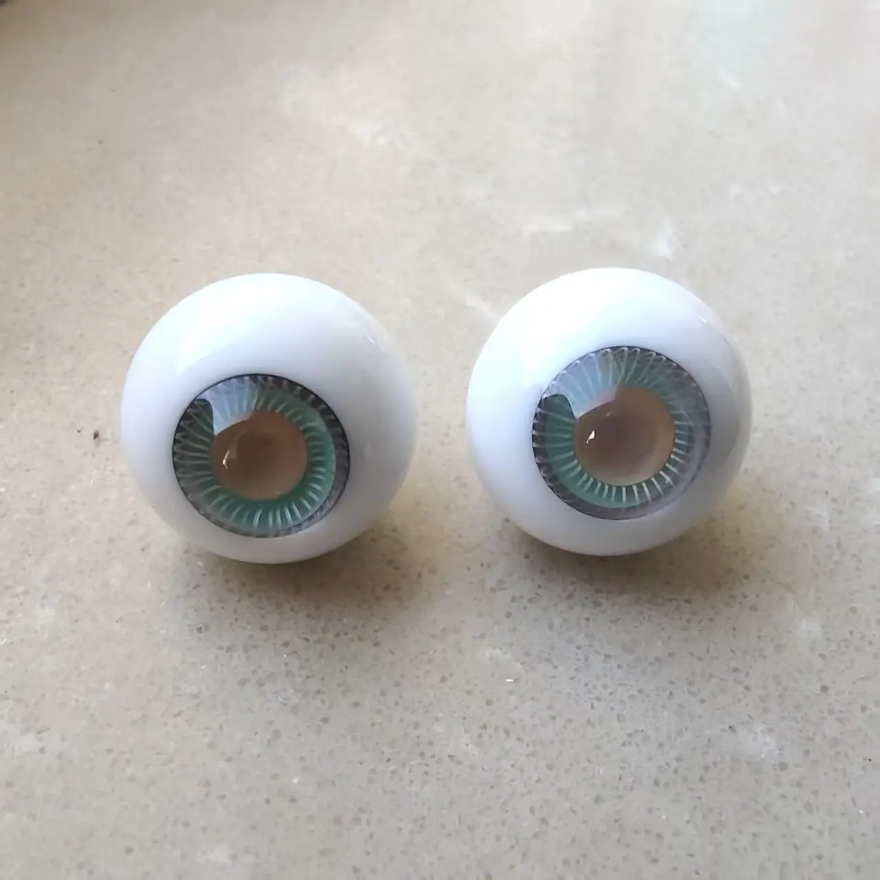 [Wamami] 6mm 8mm 10mm 12mm 14mm 16mm 18mm 20mm 22mm 24mm grüne Glasaugen Augapfel SW14 BJD Puppe Dollfie Reborn Herstellung Handwerk