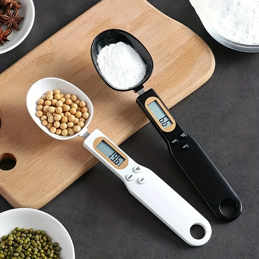 1pc 500g/0.1g Electronic Measuring Spoon Scale,Household Kitchen Electronic Scale,Weighing Spoon,Food Measuring Spoon