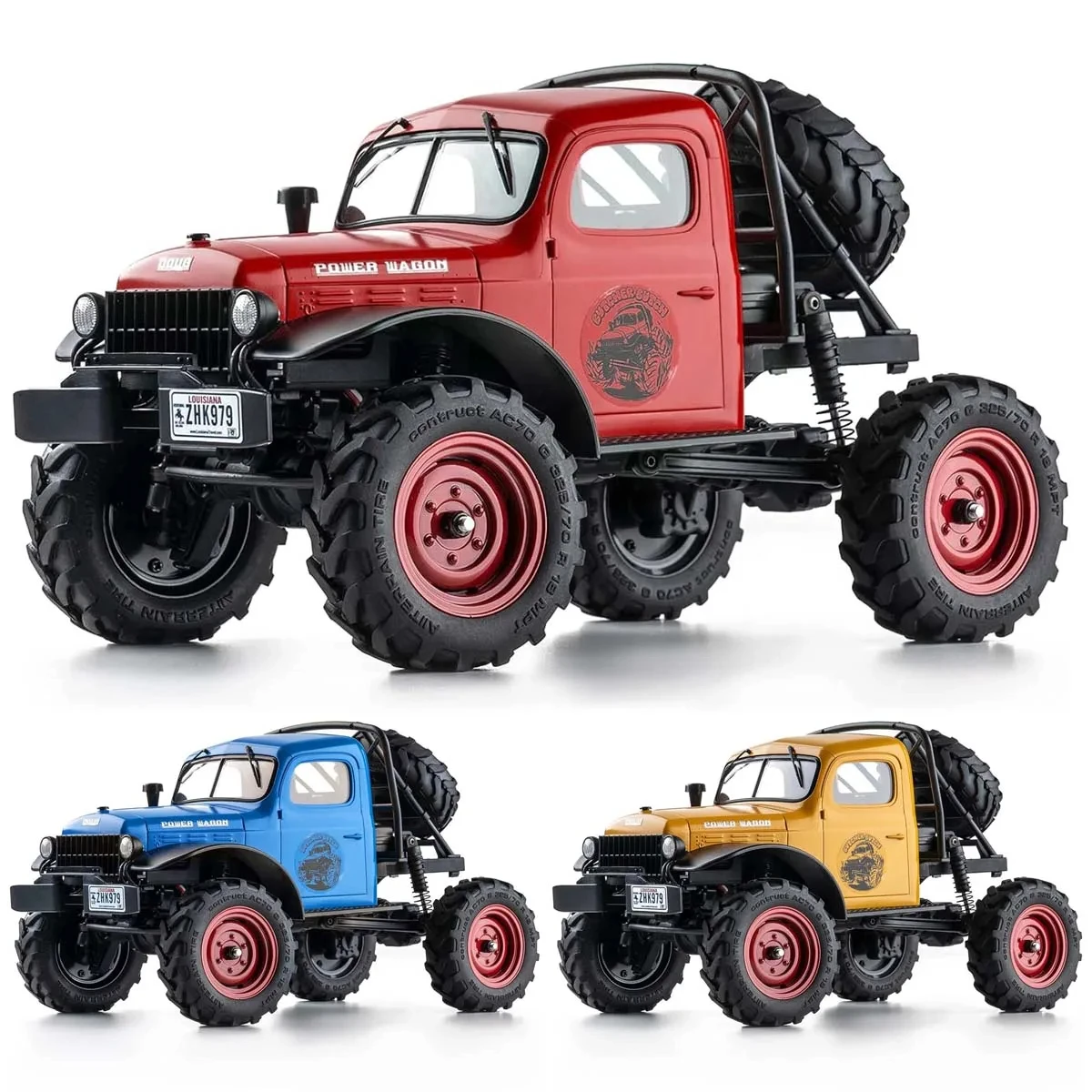 

1/24 RC Car FCX24 POWER WAGON для FMS Crawler Модель Багги Автомобиль 4WD Грузовик Для Sandland Desert Dirt Road