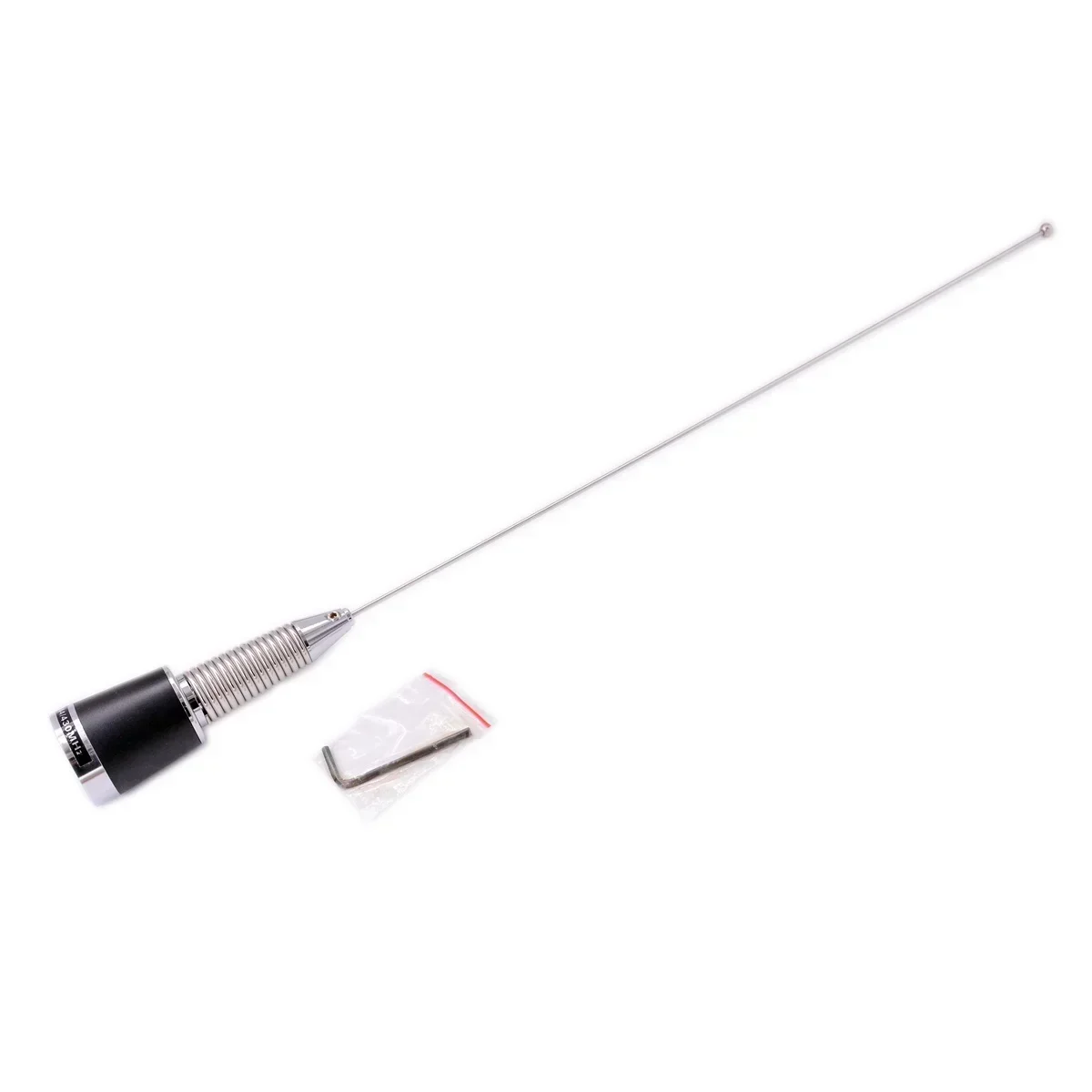 NMO Mobile Antenna Stainless Steel Spring Seismic VHF UHF 144MHz 430Mhz 2M 70cm 100W 3.15dB for Car Radio Gain Aerials