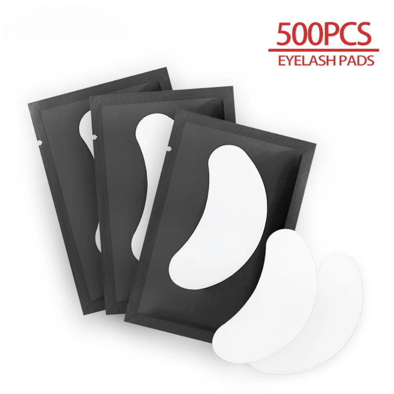 

500 шт., гидрогелевые патчи для наращивания ресниц