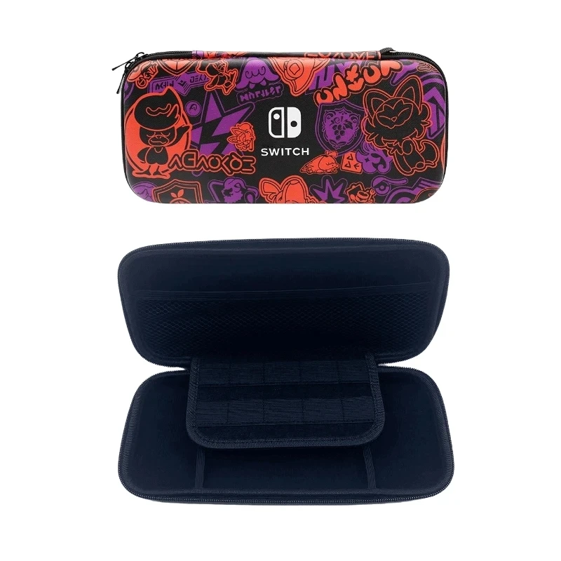 2022 New NS Switch Scarlet and Violet Anime Shell Cover Storage Bag Waterproof Carry Case For Nintendo Switch Oled Accessories