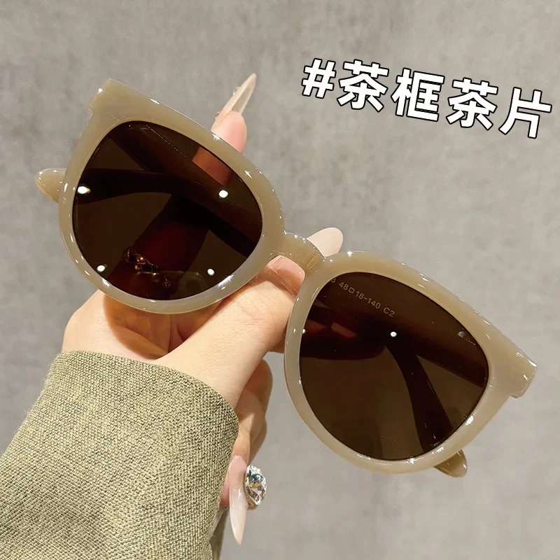 Gafas De Sol tipo ojo De gato a la moda para mujer, gafas De Sol De marca De diseñador, Gafas De Sol De espejo Retro De gran tamaño, Gafas De Sol Vintage para mujer