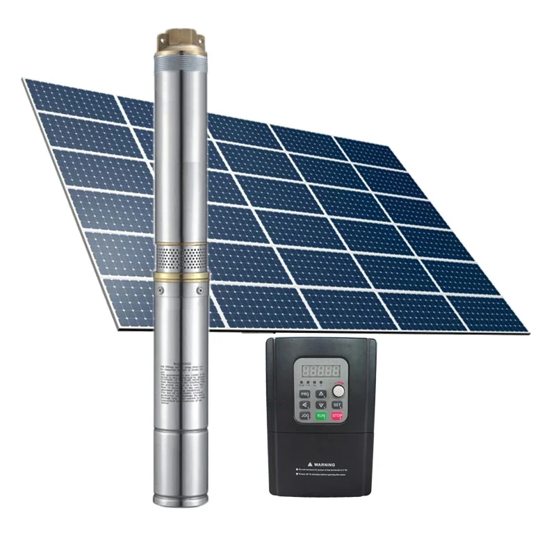 High pressure 4 Inch DC Deep Well Solar Water Pump Price Submersible