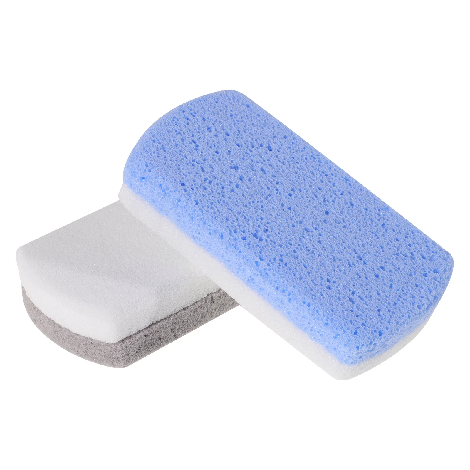 2 قطعة ملف القدم مزدوج اللون الخشنة المتوسطة حصى مزيل الجلد الميت الكالس عرموش باديكير أداة للمنزل صالون العناية بالقدم مسمار الفن