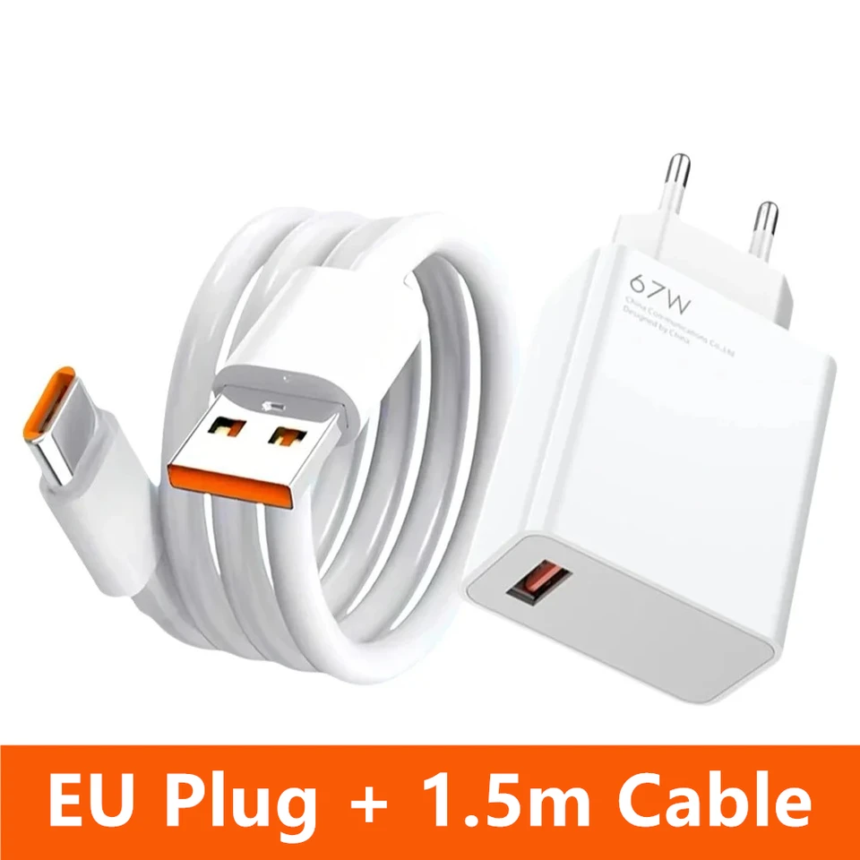 6A 67W Ultra Fast Charger For Xiaomi 11 12 Lite 13T 14T 15 17 Redmi Note 10 11T 12 13 14 POCO X3 X4 X5 Type C USB Charging Cable, image 8