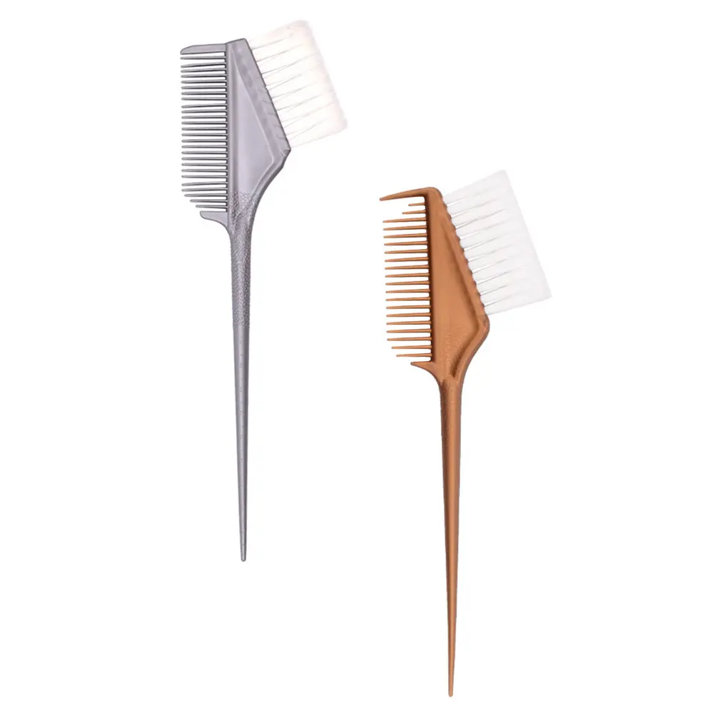

2pcs Hair Dye Comb Salon Accessories Lightweight Hair Coloring Brush Dye Tool Tint Baking Oil Removable Dust Oil Dandruff