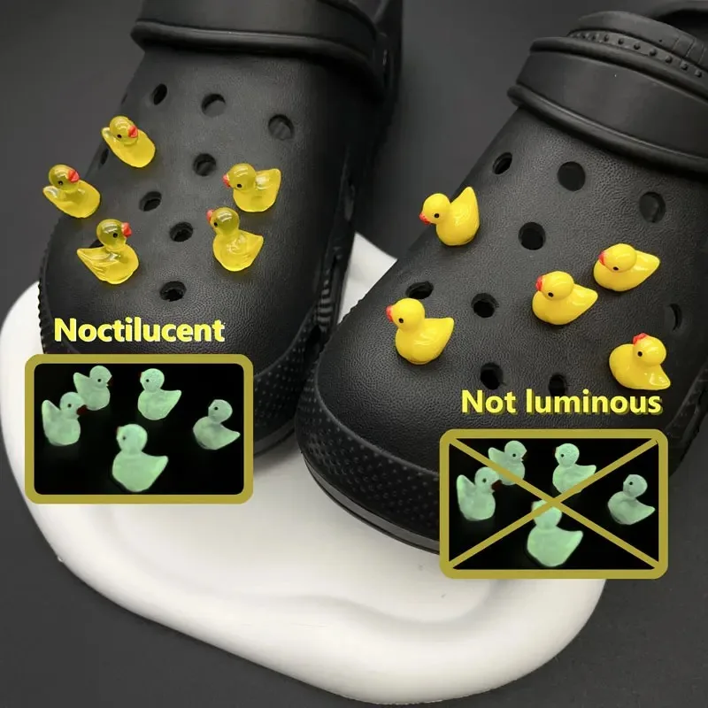 Whole Set Hot Sale DIY Hole Shoes Charms for Cute Duckling Charms Designer Quality Garden Shoe Decoration Girl Gift
