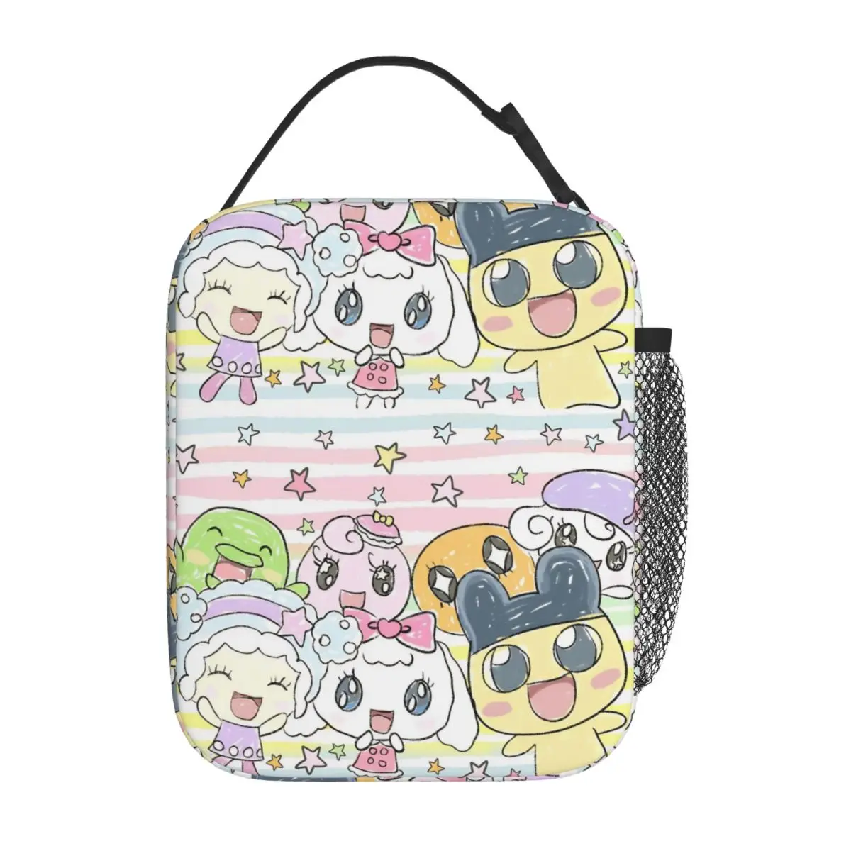 

Tamagotchis Cute Cartoon Insulated Lunch Bag Cooler Bag Reusable Lunch Container Large Tote Lunch Box Men Women School Outdoor