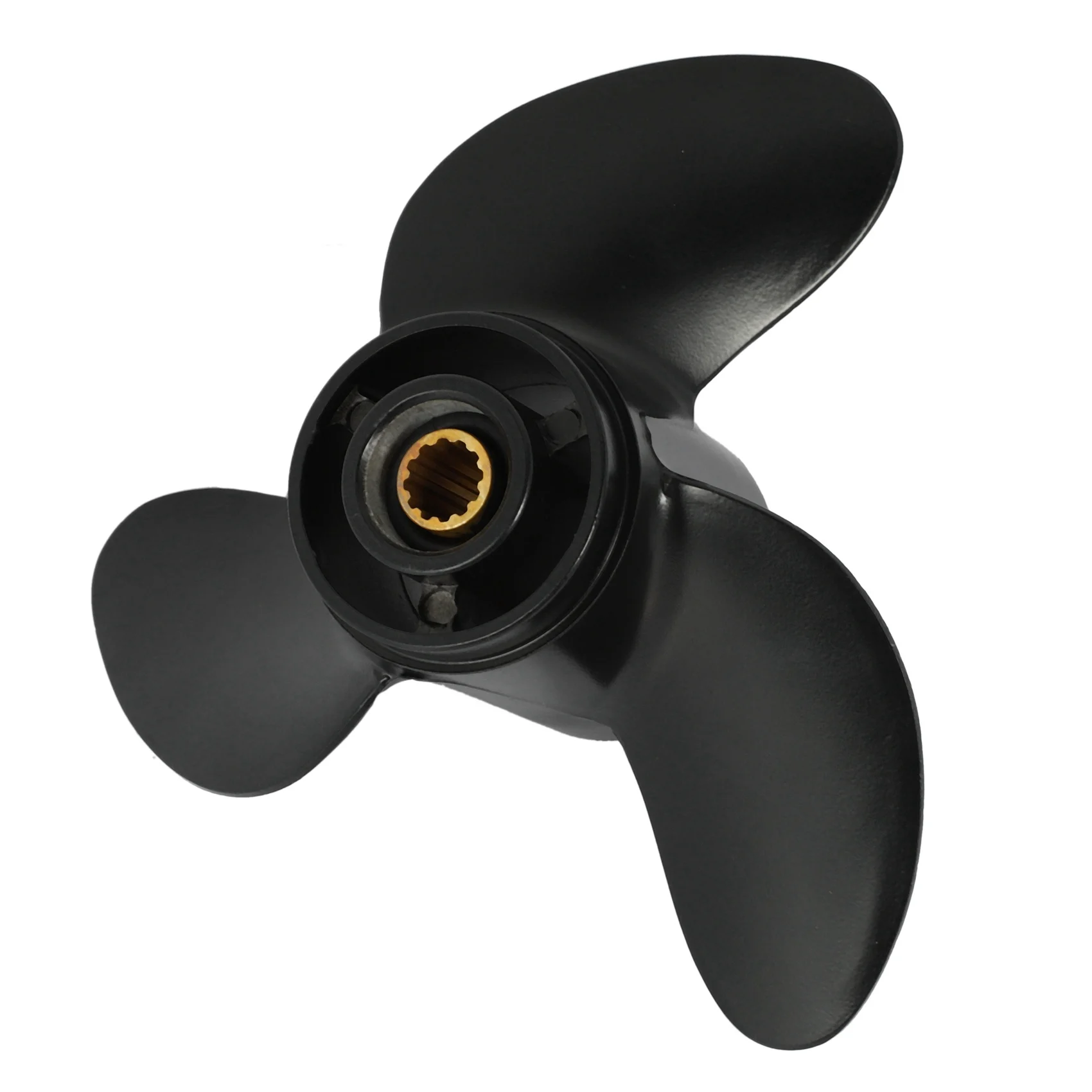 ABHX-7.8 X 9 Outboard Propeller For Tohatsu/Nissan/Mercury Mariner 4-6HP 369B645181 / 48-812951A02 3 Blades view 2
