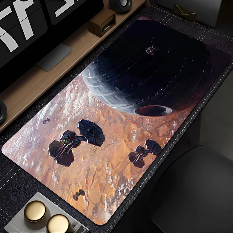 

Mouse Pad Gaming Star Wars Spacecraft New Mousepad MousePads Generous Table Keyboard Pad Non-Slip Soft Computer Desk Mat