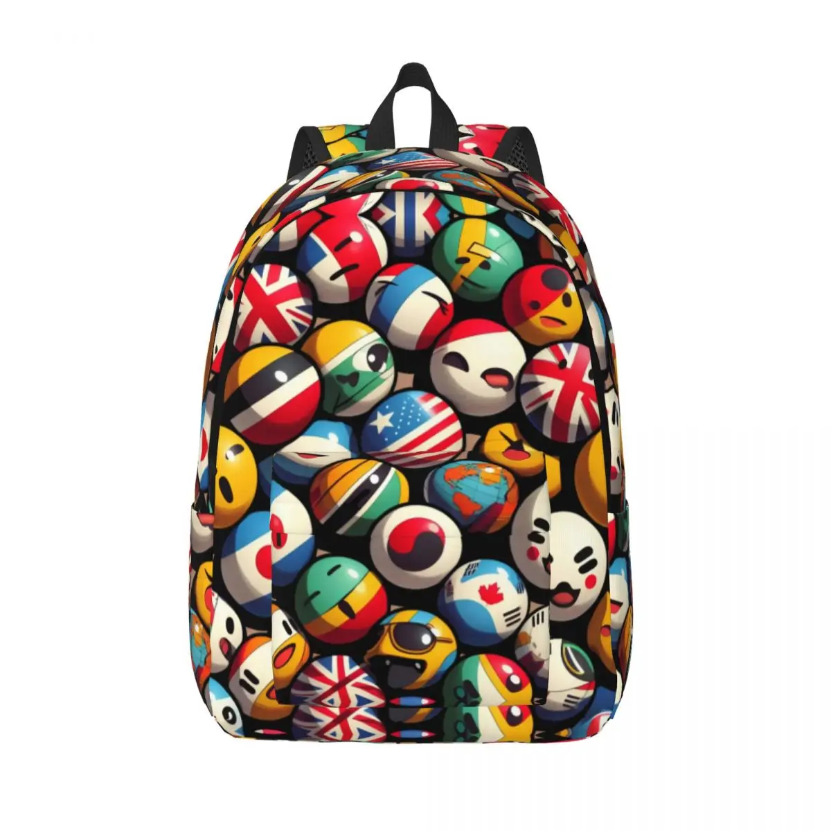 Countryball Casual Backpack Gift Student Business Daypack for Men Women Laptop Shoulder Bag