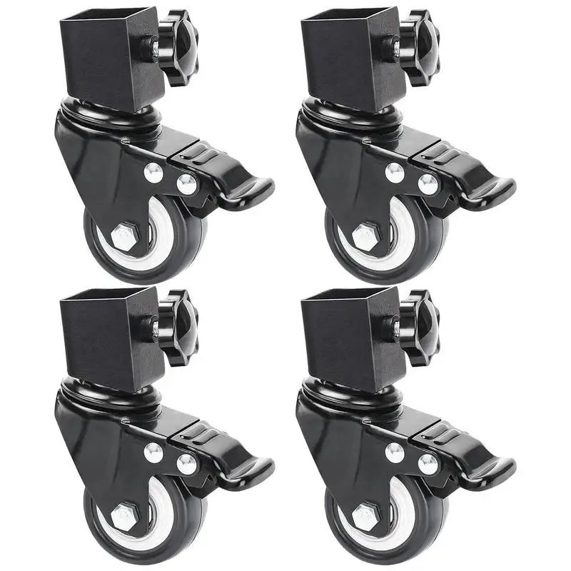 

Caster Wheels 4pcs Griddle Grill Wheels With Brakes 360-Degree Rotation Griddle Accessories For Black Stone 17 And 22 Tabletop