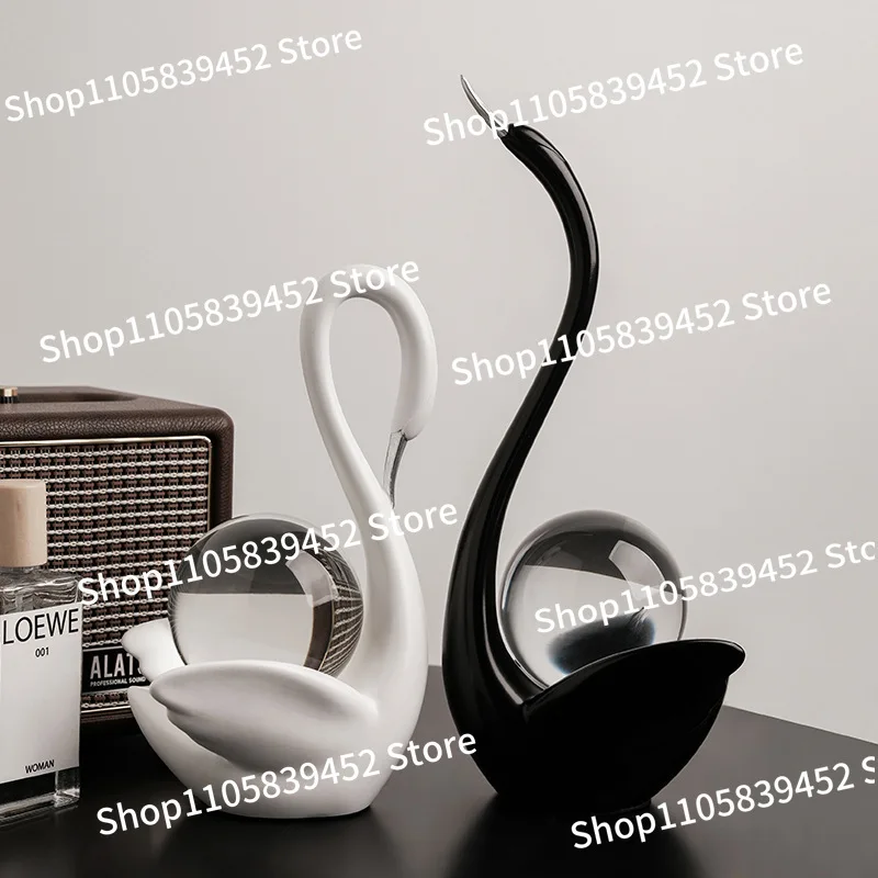 For Nordic couple swan ornament creative wedding gift modern simple home living room decoration