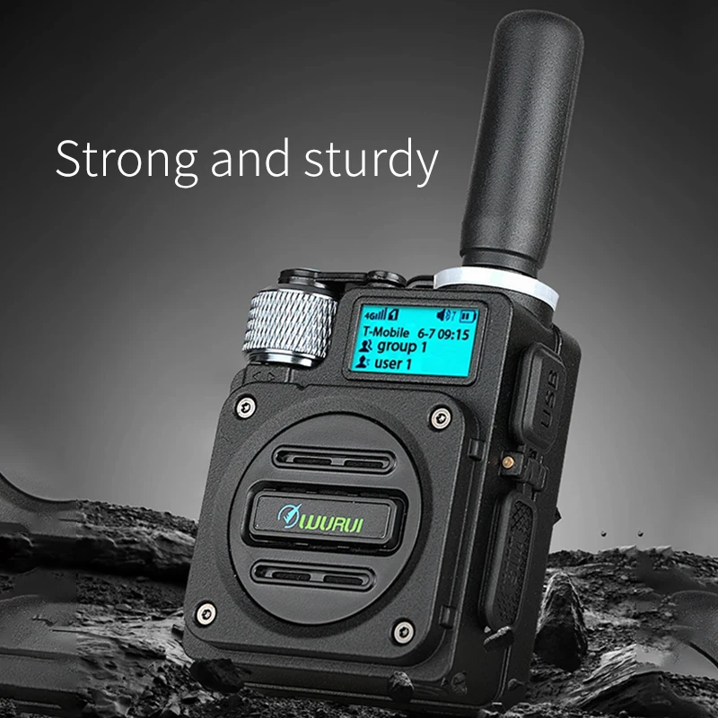 Global-PTT G6 POC Walkie Talkie Military 4G Long Range Communication Radios Two way Radio Internet Portable Profesional Intercom