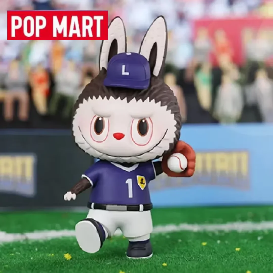 POP MART Labubu Serie Deportiva, Figura de Acción Anime Kawaii, Caja Misteriosa, Muñecas Originales, Regalo para Niñas
