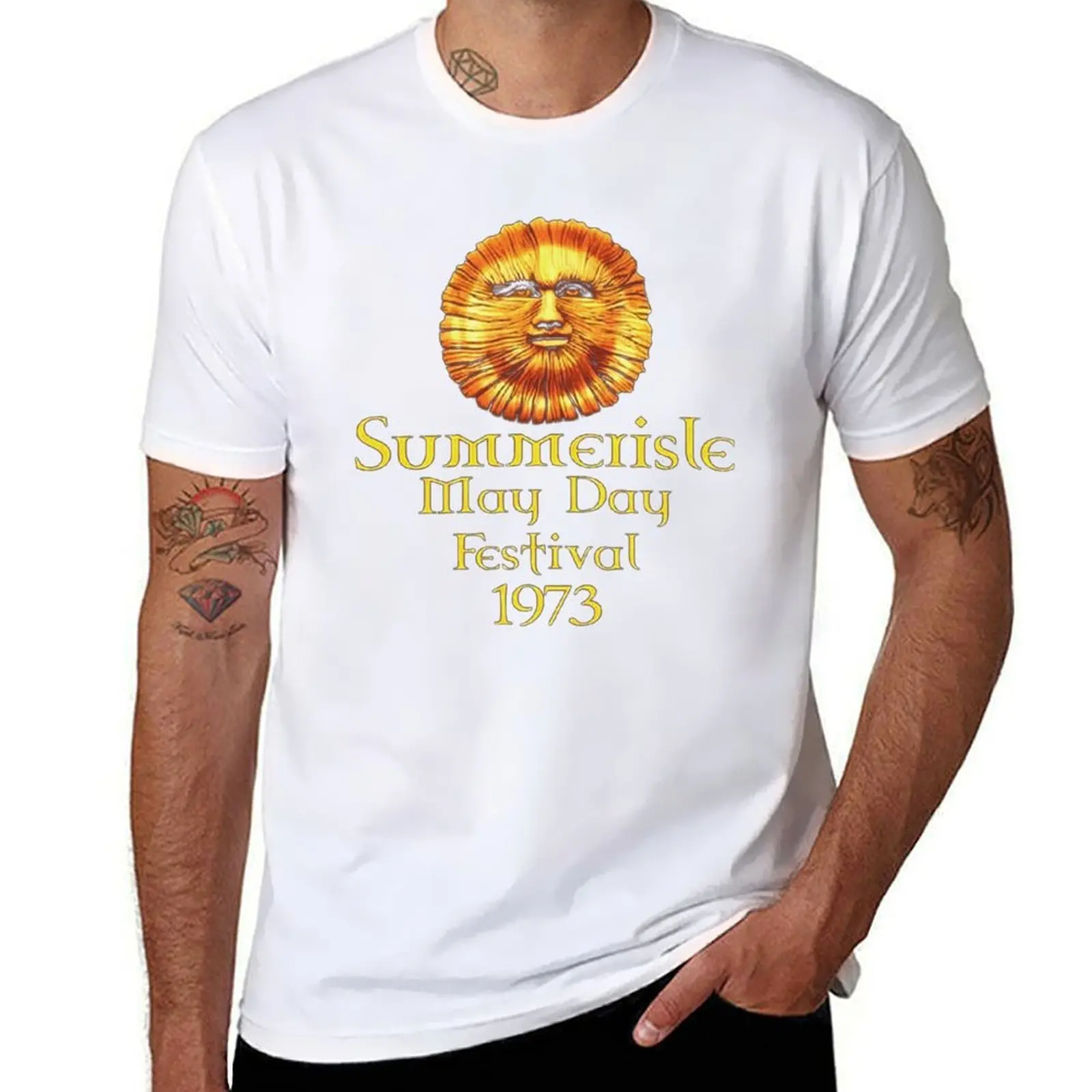 

Summerisle Festival T-Shirt t shirts for man cotton soft man t shirt summer T-Shirt