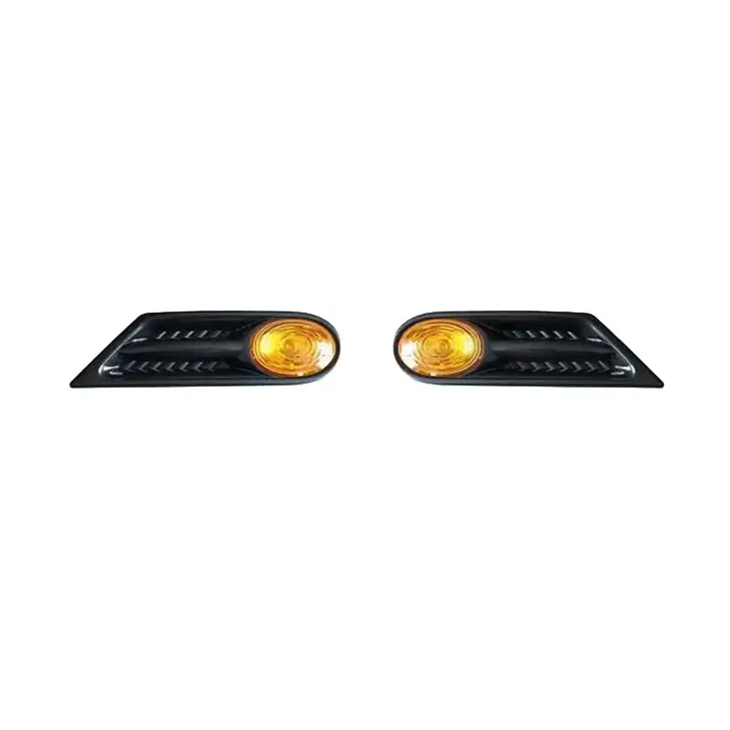 

M93K-1Pair Side Indicator Light Trim Panel 63137260201 63137260202 For BMW MINI R55 R56 R57 R58 R59 07-15 Fender Turn Signal Par